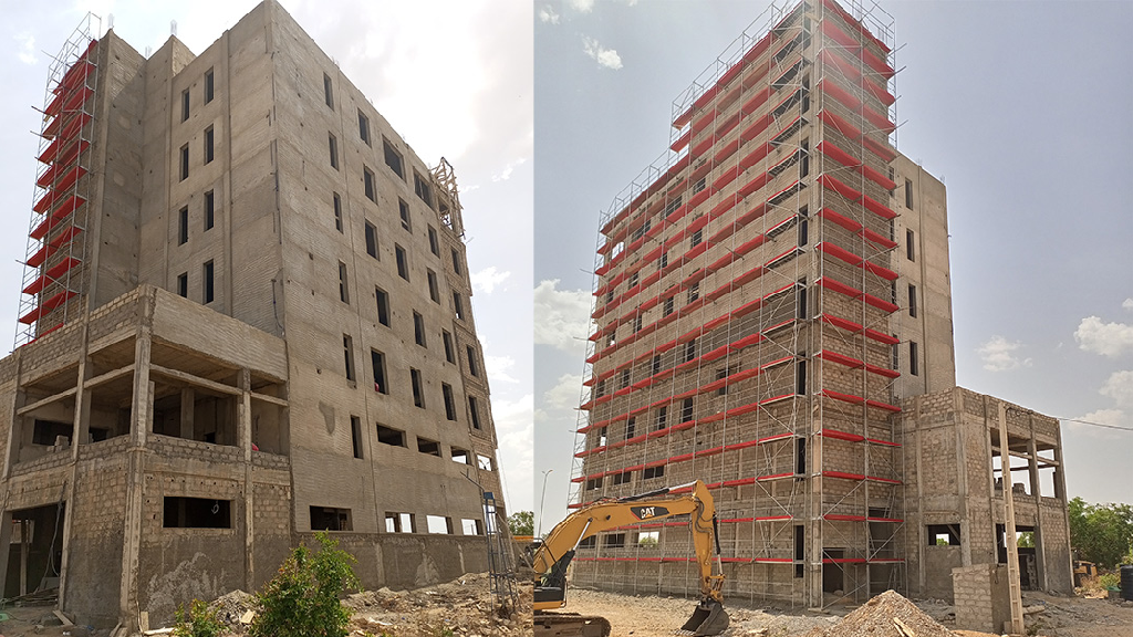 Construction d’un bâtiment R+5 à ouaga 2000 à usage commercial